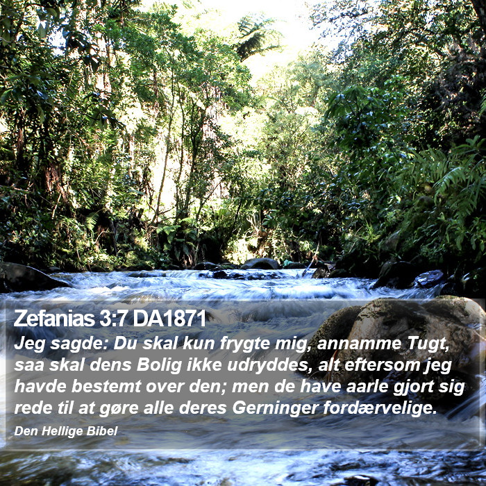 Zefanias 3:7 DA1871 Bible Study