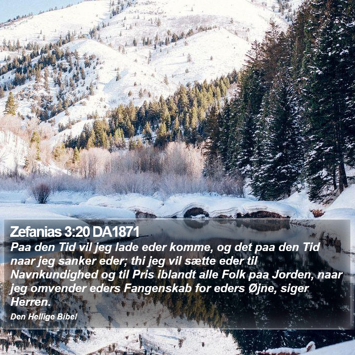 Zefanias 3:20 DA1871 Bible Study