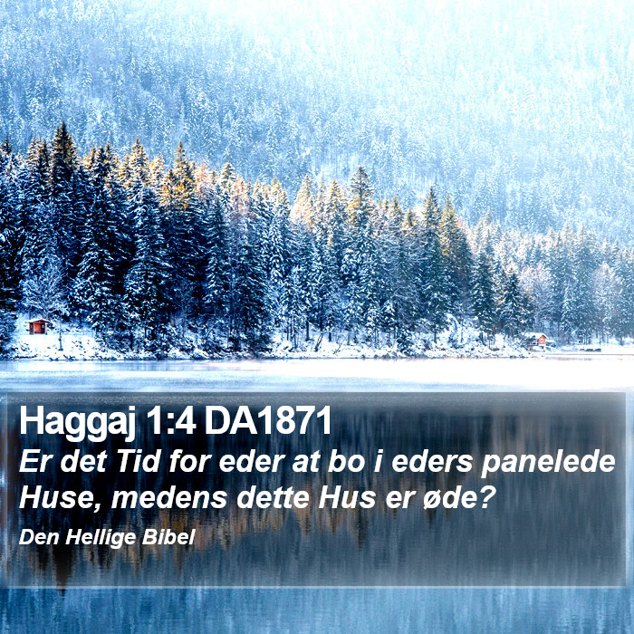 Haggaj 1:4 DA1871 Bible Study