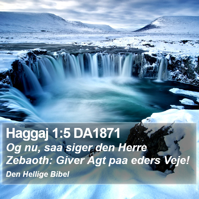 Haggaj 1:5 DA1871 Bible Study