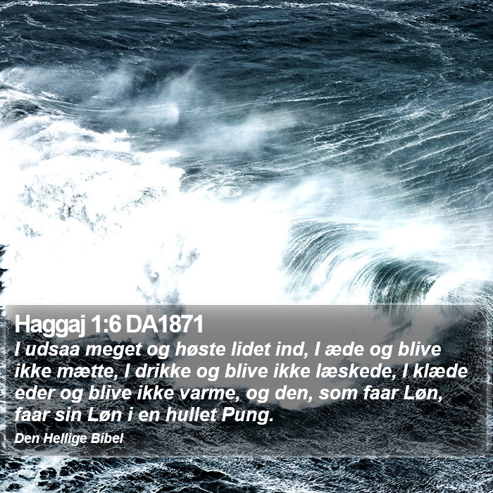 Haggaj 1:6 DA1871 Bible Study