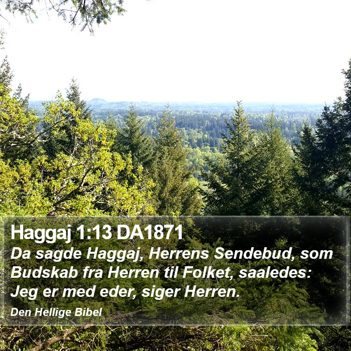 Haggaj 1:13 DA1871 Bible Study