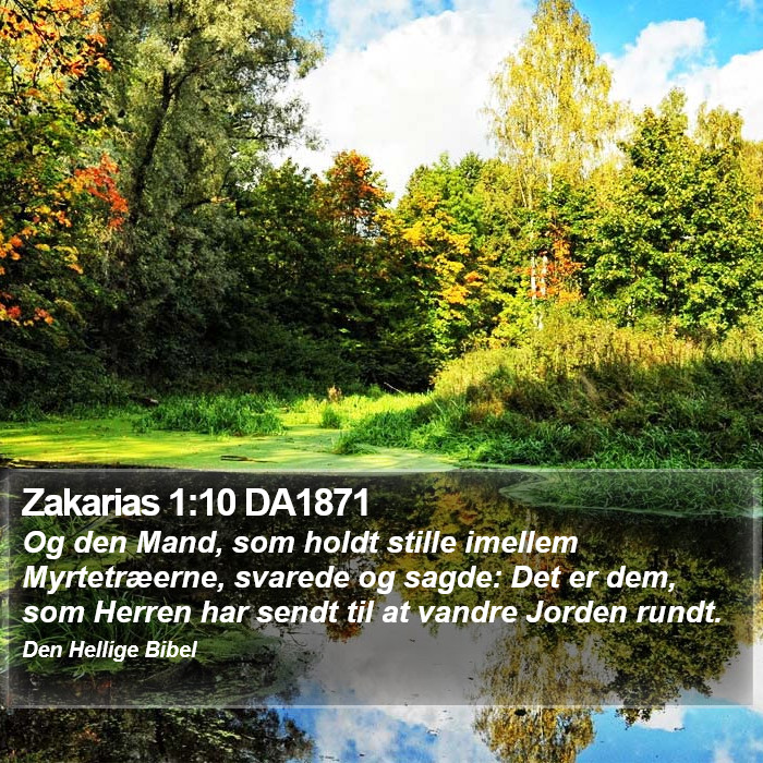 Zakarias 1:10 DA1871 Bible Study