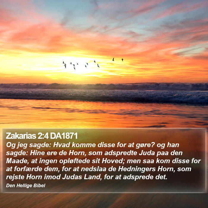 Zakarias 2:4 DA1871 Bible Study