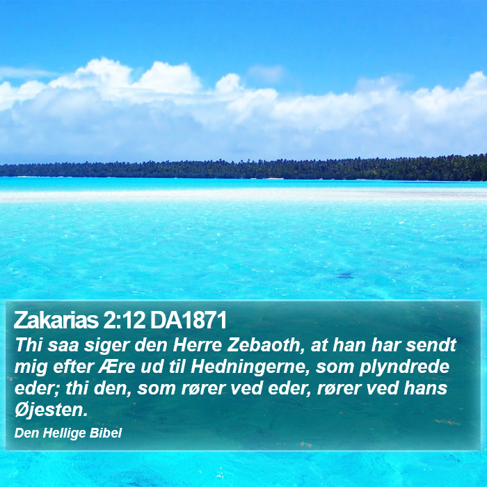 Zakarias 2:12 DA1871 Bible Study