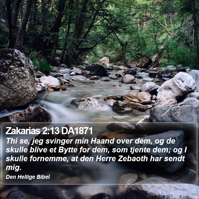 Zakarias 2:13 DA1871 Bible Study