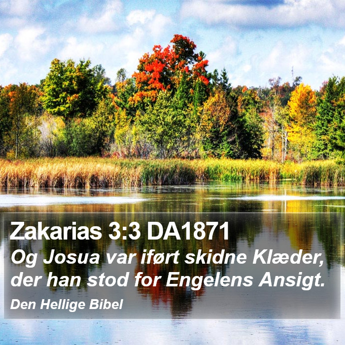 Zakarias 3:3 DA1871 Bible Study