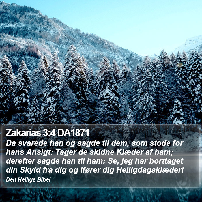 Zakarias 3:4 DA1871 Bible Study