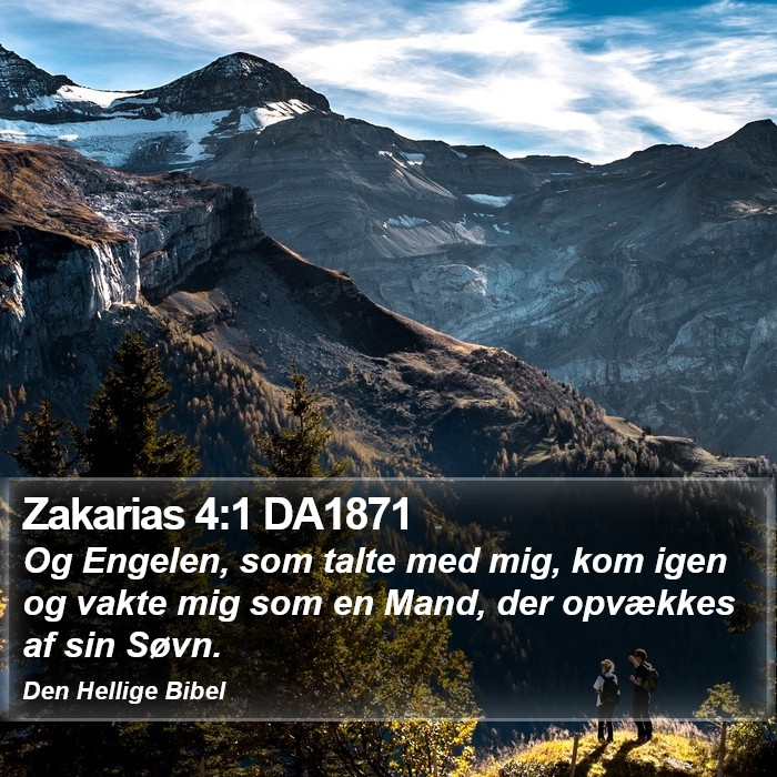 Zakarias 4:1 DA1871 Bible Study