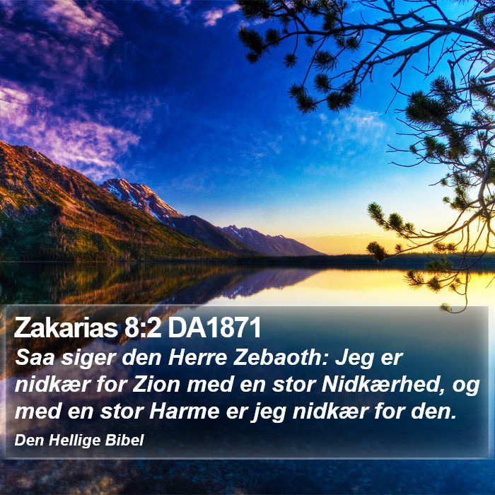 Zakarias 8:2 DA1871 Bible Study