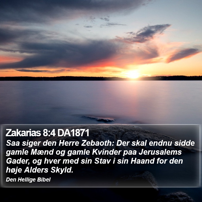 Zakarias 8:4 DA1871 Bible Study