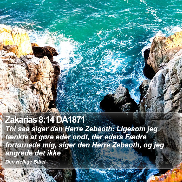 Zakarias 8:14 DA1871 Bible Study