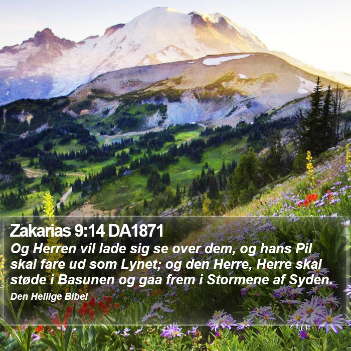 Zakarias 9:14 DA1871 Bible Study