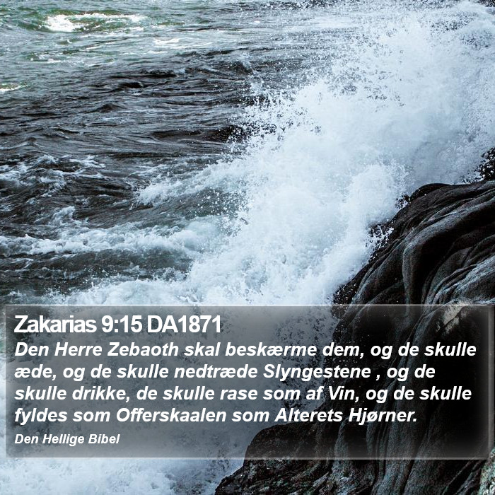 Zakarias 9:15 DA1871 Bible Study