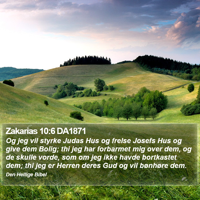 Zakarias 10:6 DA1871 Bible Study