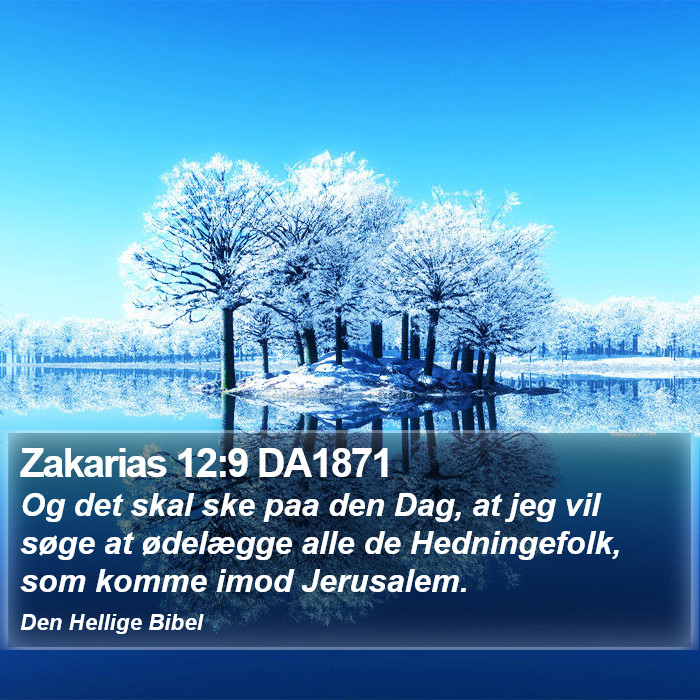 Zakarias 12:9 DA1871 Bible Study