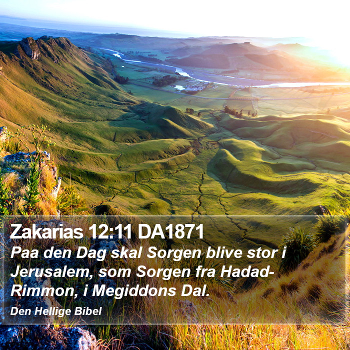 Zakarias 12:11 DA1871 Bible Study