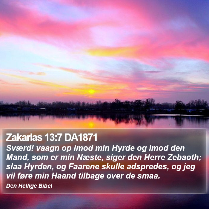 Zakarias 13:7 DA1871 Bible Study