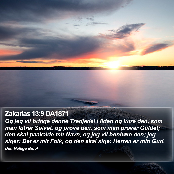 Zakarias 13:9 DA1871 Bible Study