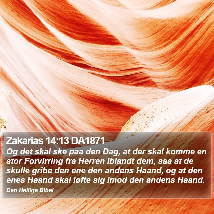 Zakarias 14:13 DA1871 Bible Study