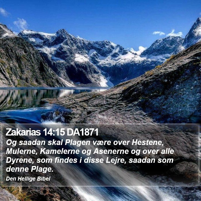 Zakarias 14:15 DA1871 Bible Study