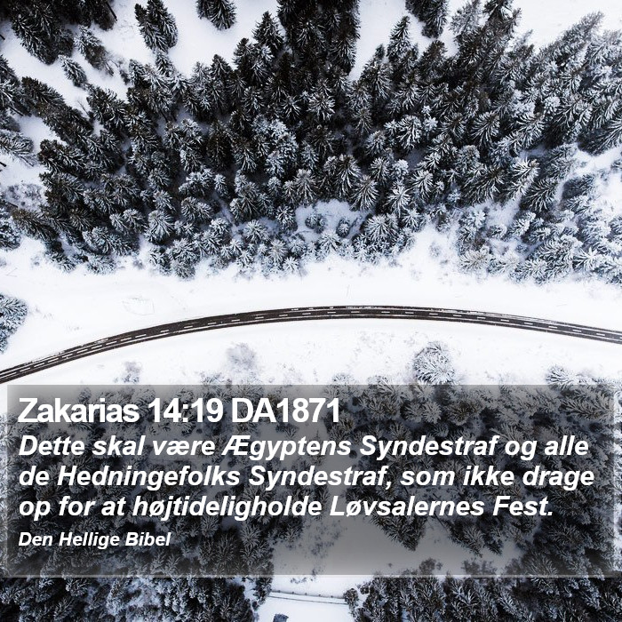 Zakarias 14:19 DA1871 Bible Study