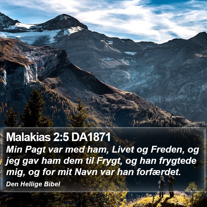 Malakias 2:5 DA1871 Bible Study