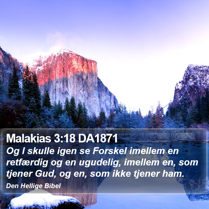 Malakias 3:18 DA1871 Bible Study