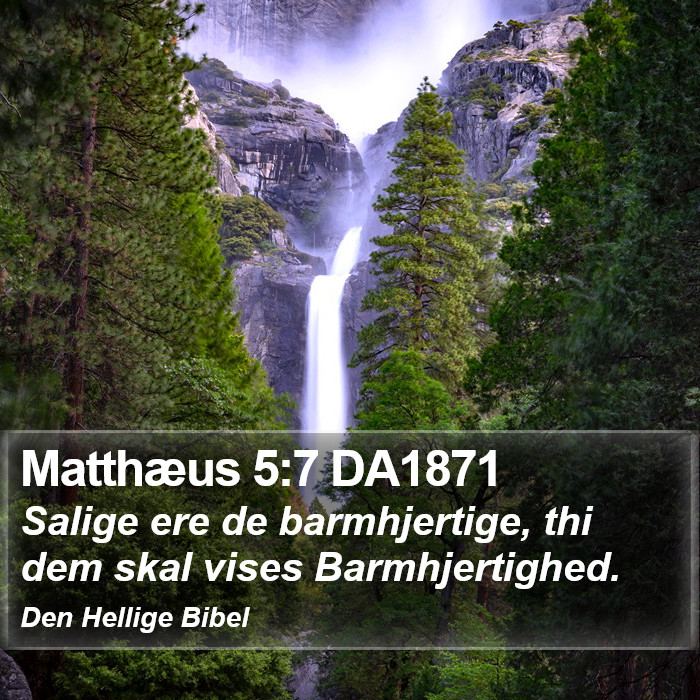 Matthæus 5:7 DA1871 Bible Study