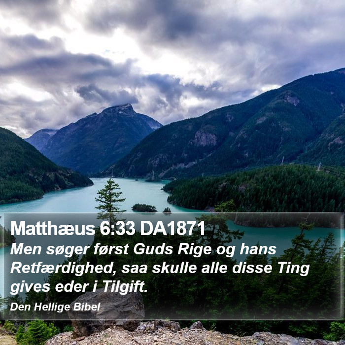 Matthæus 6:33 DA1871 Bible Study