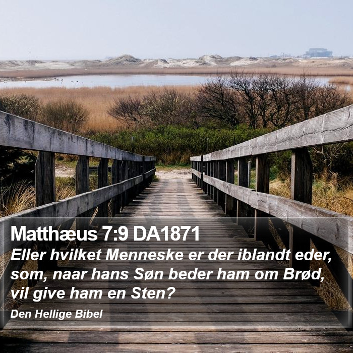 Matthæus 7:9 DA1871 Bible Study