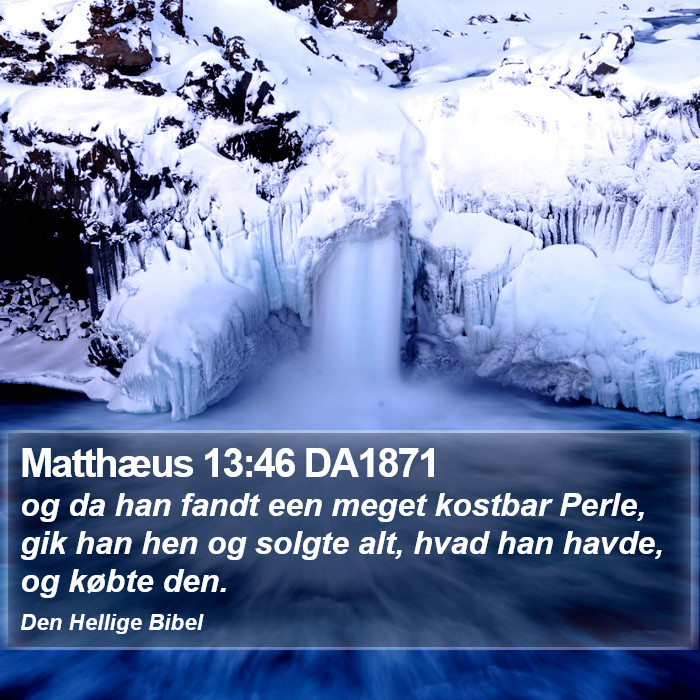 Matthæus 13:46 DA1871 Bible Study