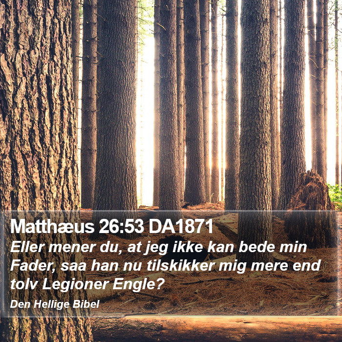 Matthæus 26:53 DA1871 Bible Study