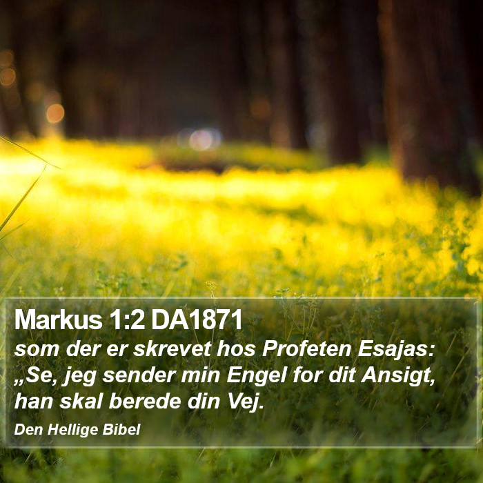 Markus 1:2 DA1871 Bible Study