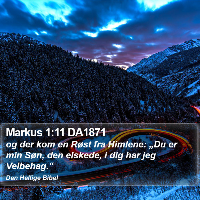 Markus 1:11 DA1871 Bible Study