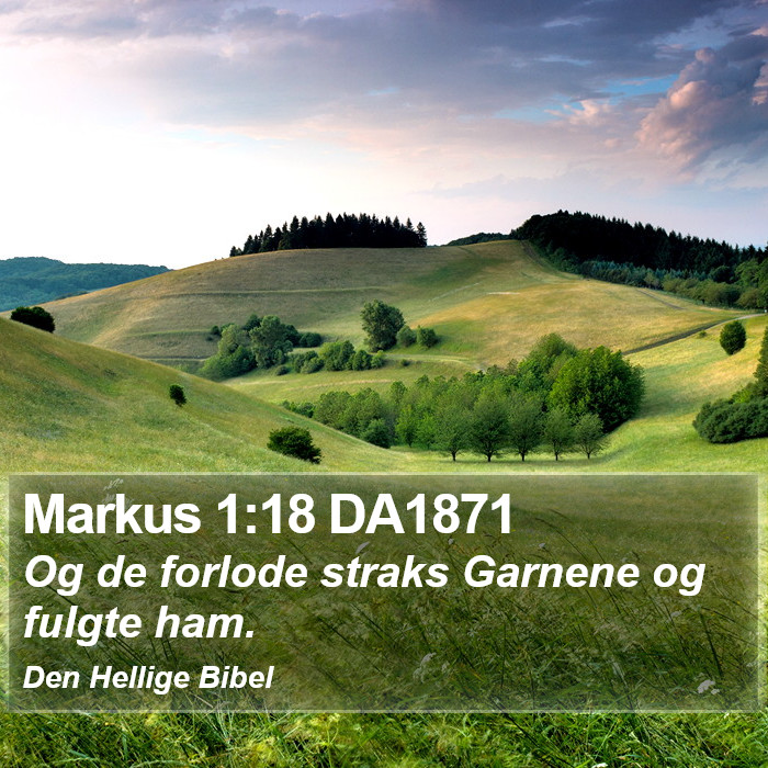 Markus 1:18 DA1871 Bible Study