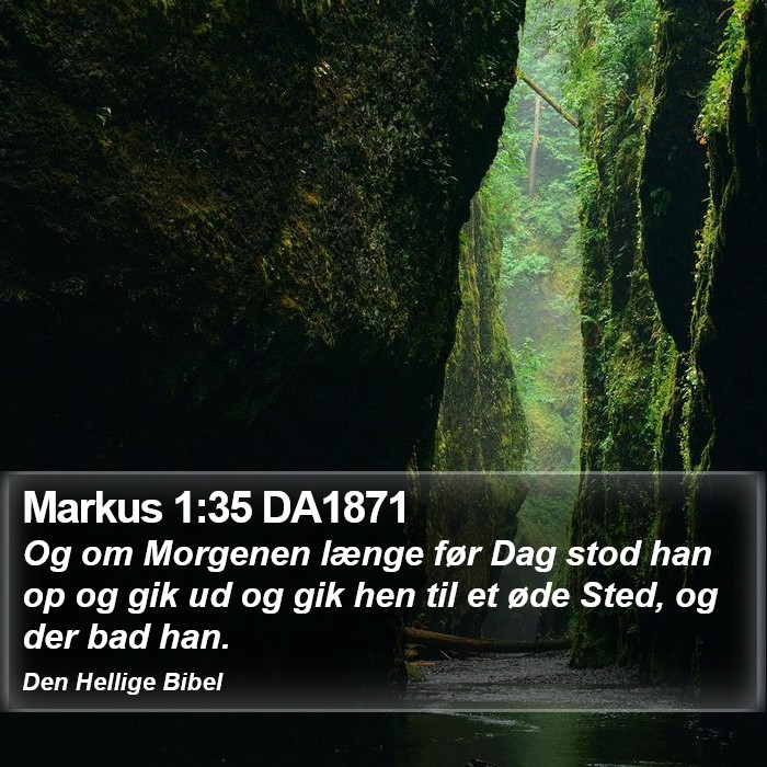 Markus 1:35 DA1871 Bible Study