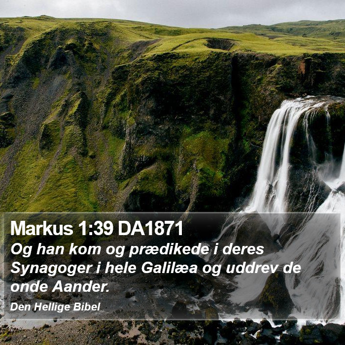 Markus 1:39 DA1871 Bible Study