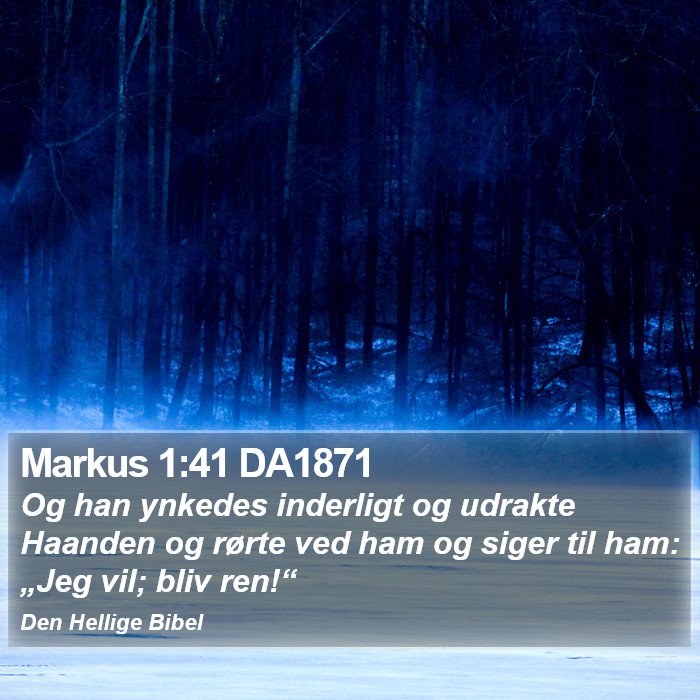 Markus 1:41 DA1871 Bible Study