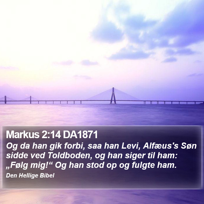 Markus 2:14 DA1871 Bible Study