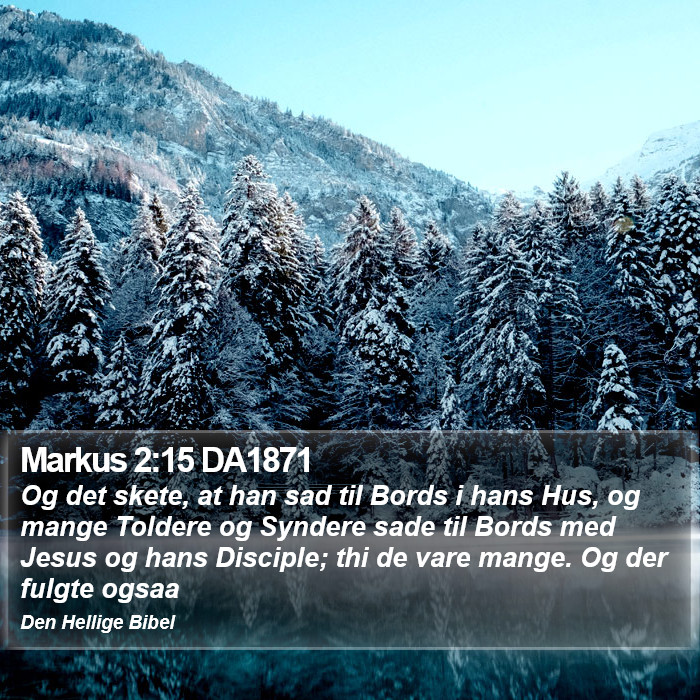 Markus 2:15 DA1871 Bible Study