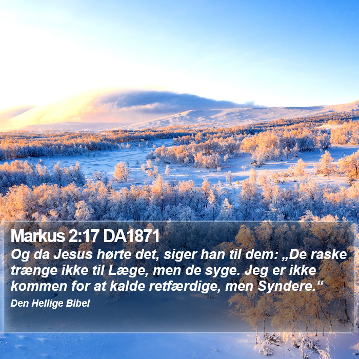 Markus 2:17 DA1871 Bible Study