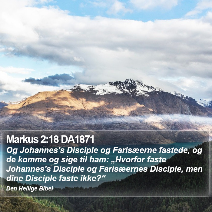 Markus 2:18 DA1871 Bible Study