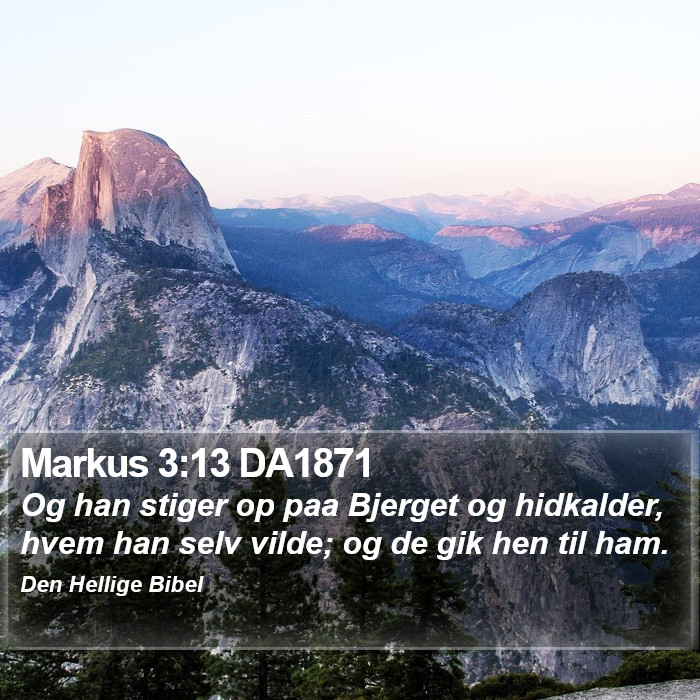 Markus 3:13 DA1871 Bible Study