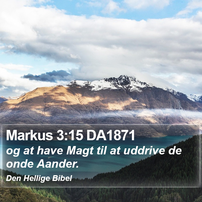 Markus 3:15 DA1871 Bible Study