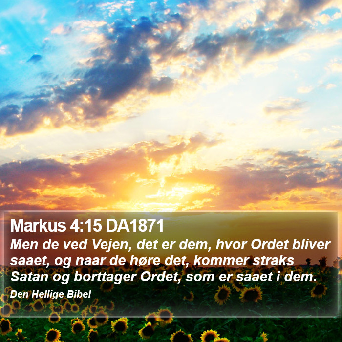 Markus 4:15 DA1871 Bible Study