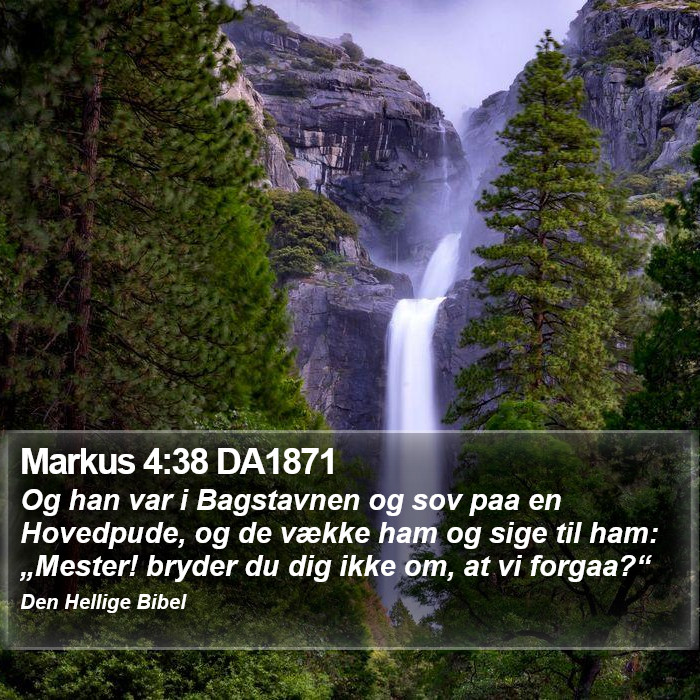 Markus 4:38 DA1871 Bible Study