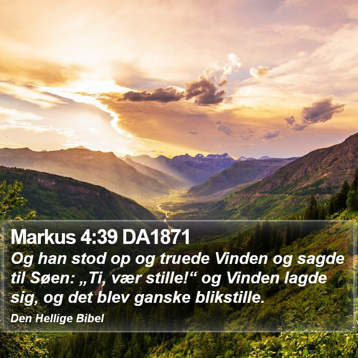 Markus 4:39 DA1871 Bible Study