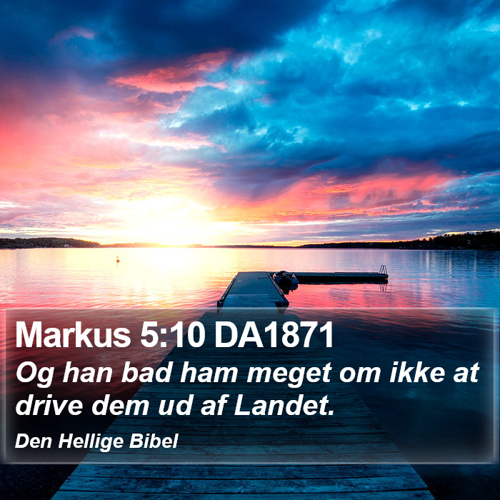 Markus 5:10 DA1871 Bible Study