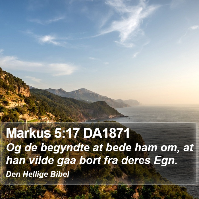 Markus 5:17 DA1871 Bible Study